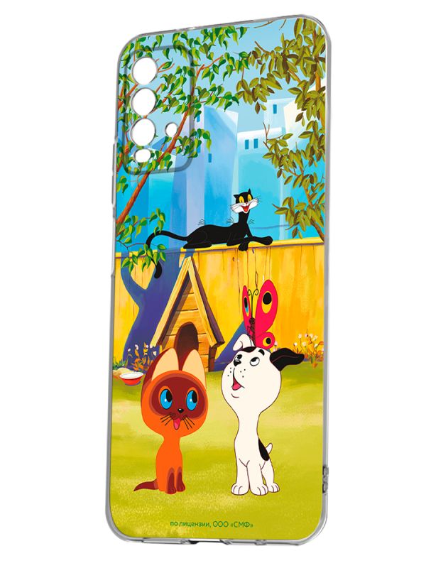Silicone case Mcover for smartphone Xiaomi Redmi 9T Soyuzmultfilm Woof