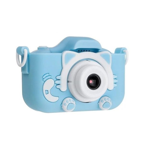 Uniglodis camera for children Cute Kitty blue